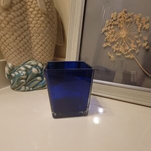 Cobalt Blue Glass Vase